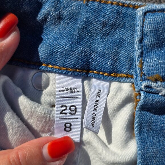 LOFT Kick Crop, NWOT size 8 / 29 - Picture 3 of 10